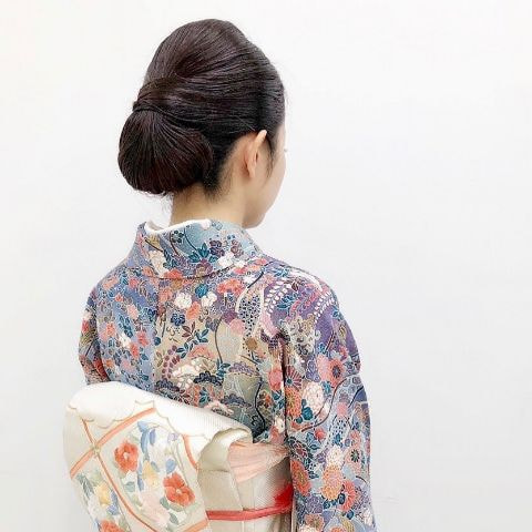 着物の着付けと和装ヘアセット