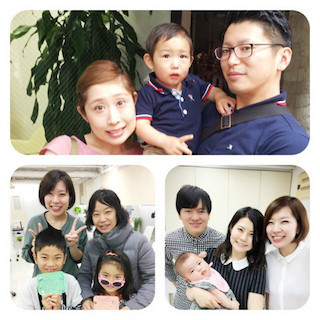 tomoneとお客様の写真