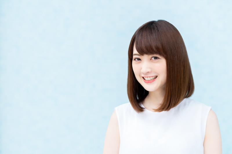ヘアスタイル　ロングボブ