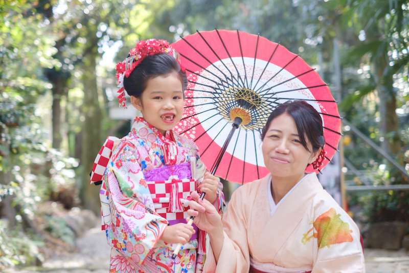 代々木八幡 七五三 着付け