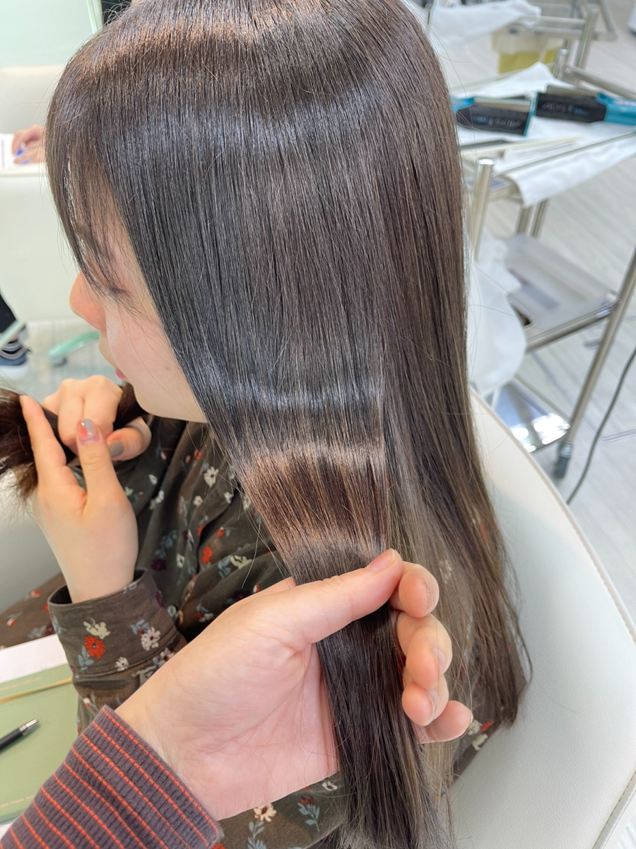 輝く艶の髪質形状改善トリートメント