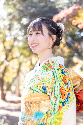 代々木公園での成人式のロケーション撮影