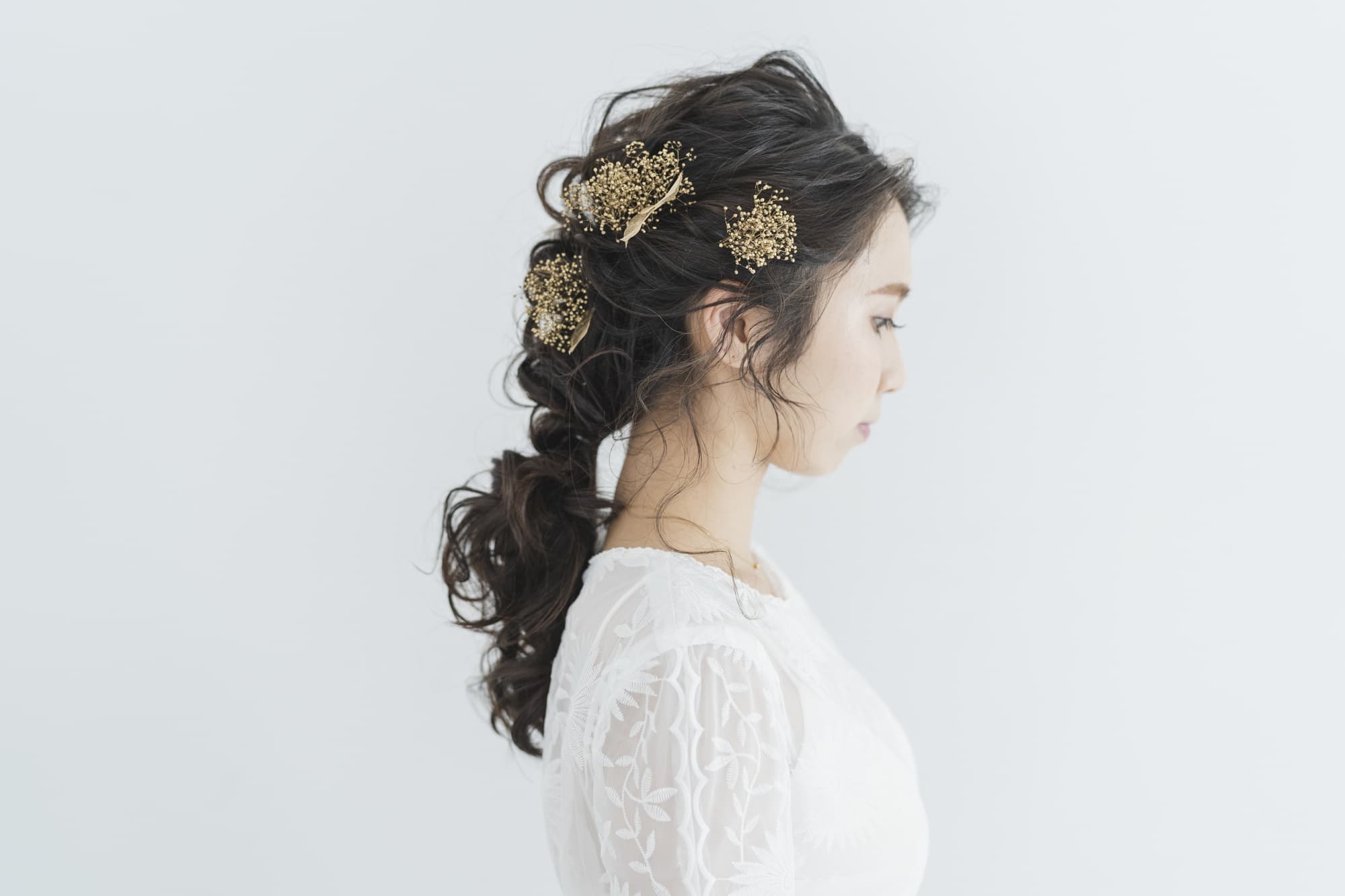 ロングヘアの編み下ろしのヘアアレンジ＠代々木八幡・美容室スプラッシュ